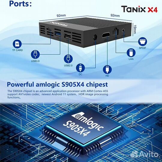 Смарт тв приставка Tanix X4 + Настройка + iptv
