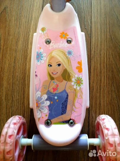 Детский самокат barbie