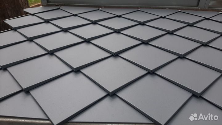 Изготовление кровельной шашки (чешуи)