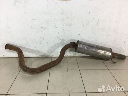 Задняя банка глушителя