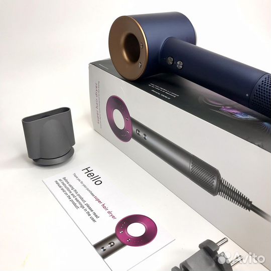 Dyson фен Синий Медный