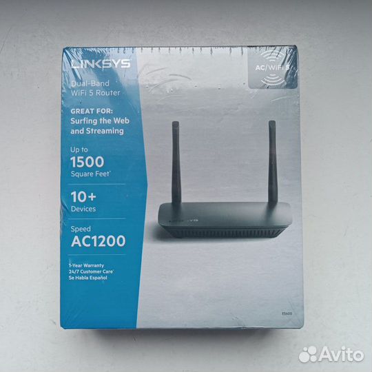 Новый Linksys WiFi 5 Router Dual-Band AC1200