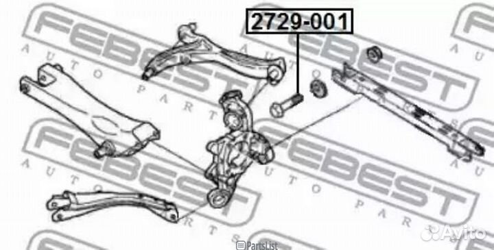 Febest 2729001 Болт