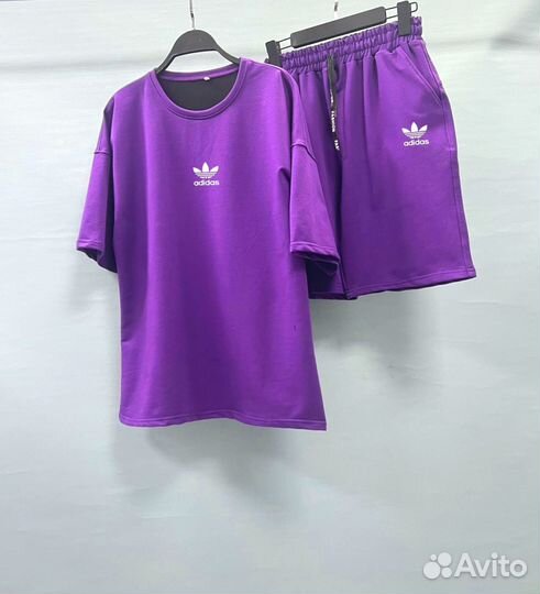 Спортивный костюм Adidas шорты и футболка