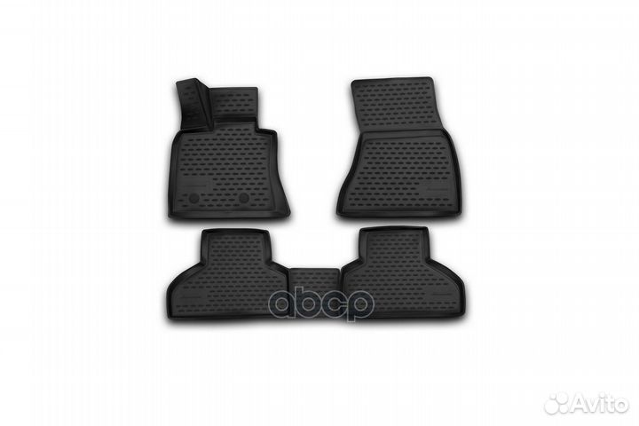 Коврики 3D в салон BMW X5 2013, 4 шт. (полиур