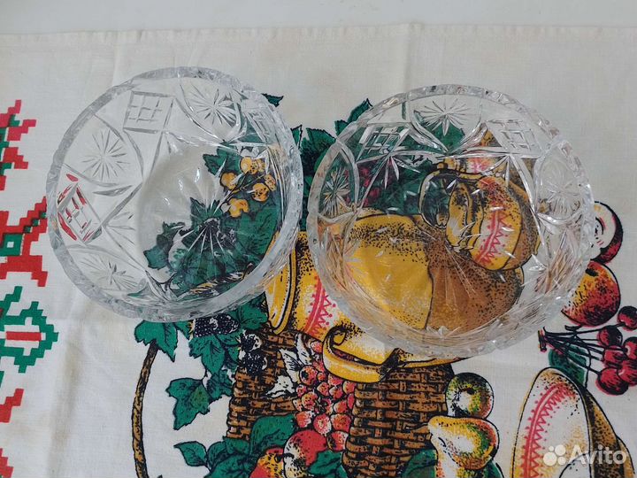 Конфетницы хрустальные СССР