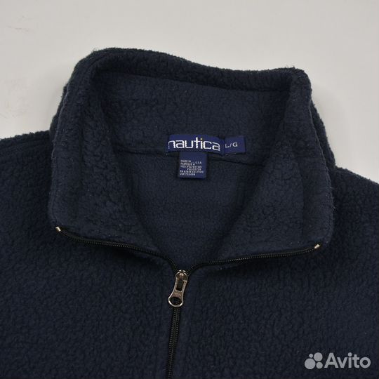 Винтажный флисовый жилет Nautica Made in USA 1990'