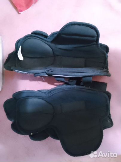 Коньки детские + щитки (наколенники)