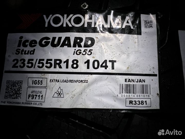 Yokohama Ice Guard Stud IG55 235/55 R18 104T