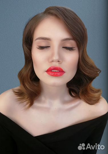 Модели на макияж прическа укладка локоны афрокудри