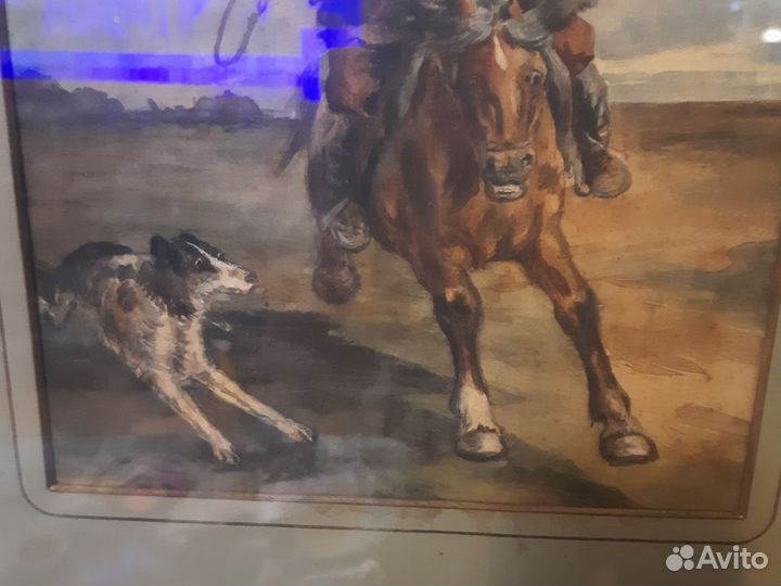 Старинная акварель