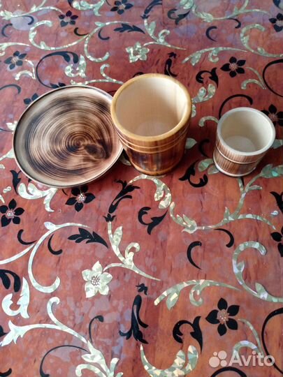 Тарелочки из дерева липа