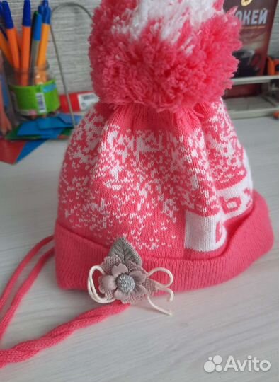 Шапка для девочки демисезон