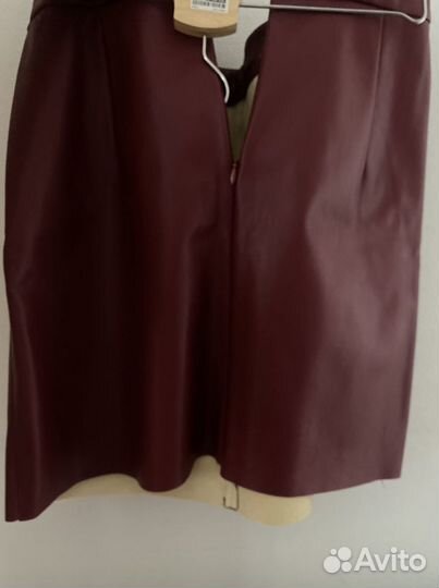 Юбка кожзам