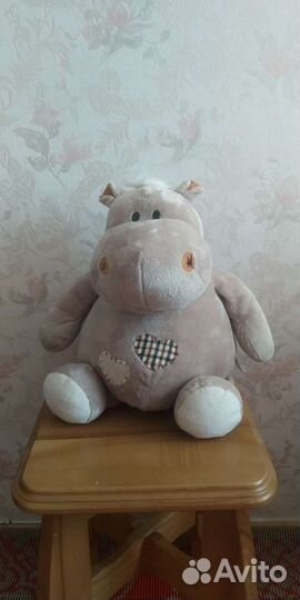 Мягкая игрушка бегемот 33 -35см