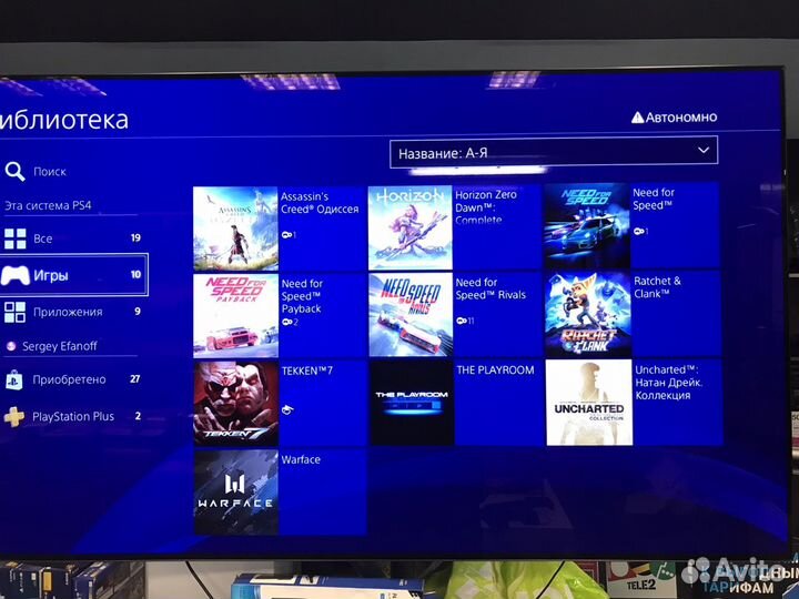 PS4 Sony PlayStation 4 ps4 slim + библиотека игр