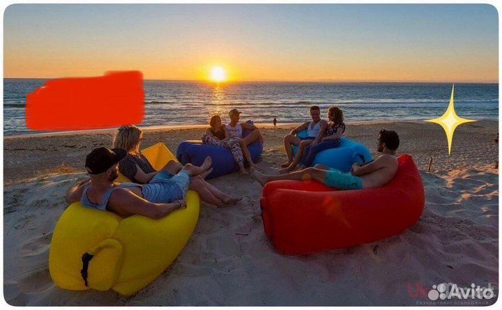 Ламзак надувной диван новый
