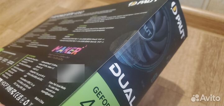 Видеокарта Palit GeForce RTX 4060 Dual 8 gb