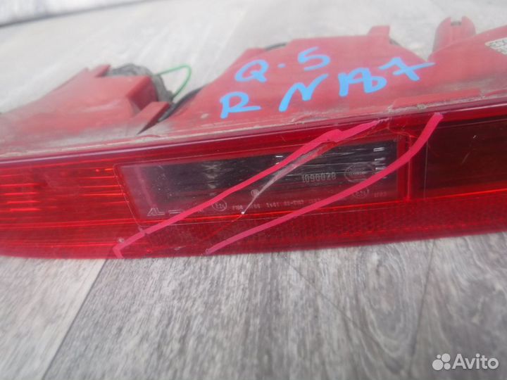 Фонарь правый нижний №187 audi Q5 2014