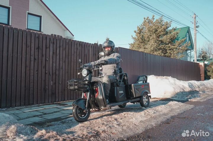 Электротрицикл White Siberia Sibtrike MAX 2000W