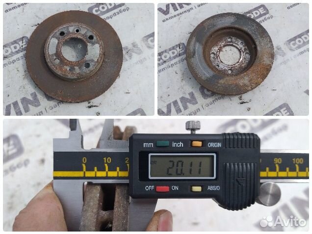 Диск тормозной передний Renault Symbol