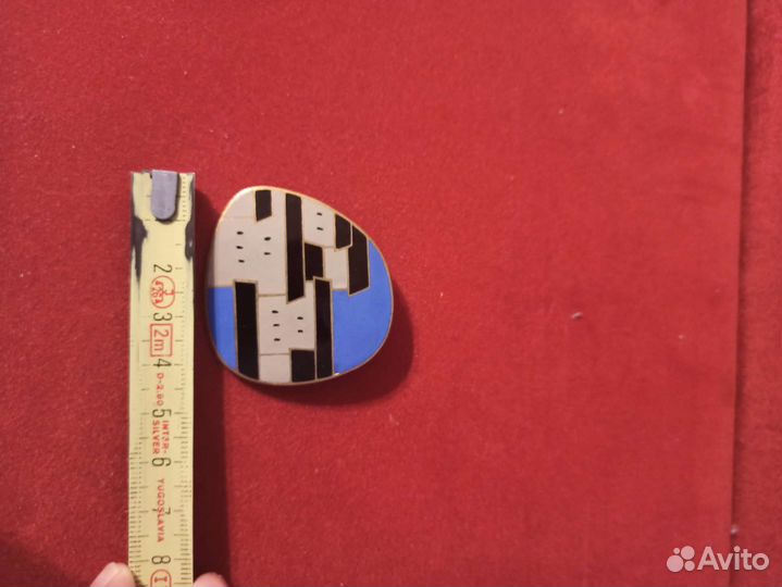Брошь-кулон Редкость. Горячая Эмаль. СССР