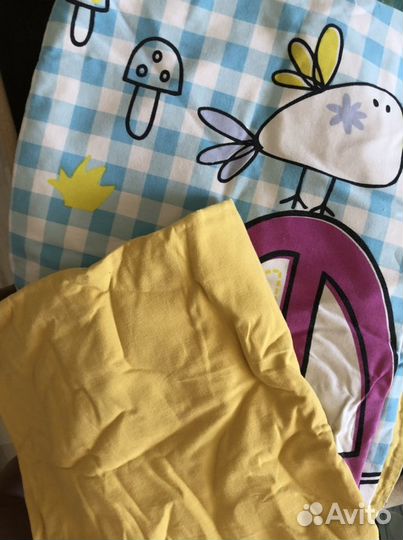 Пастельное белье в кроватку