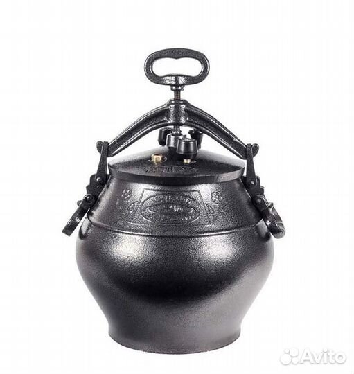 Афганский казан на 8 литров черный (Афганистан)