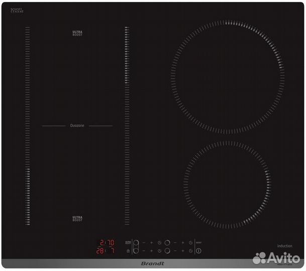 Индукционная варочная панель Brandt BPI6428UB