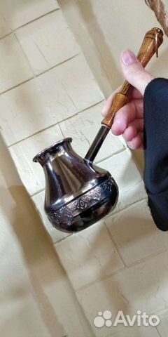 Турка для кофе медная/ турка