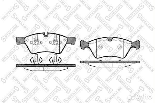 Тормозные колодки передние MB W164/W251 3.5-3.0DCi 05
