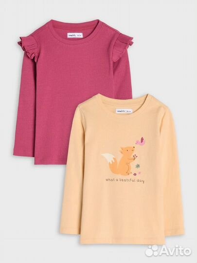 2в1 Лонгслив для девочки sinsay