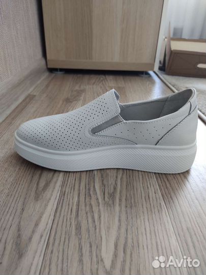 Слипоны женские 40 размер натуральная кожа