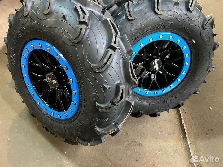 Колеса для квадроцикла шины+диски 30/14