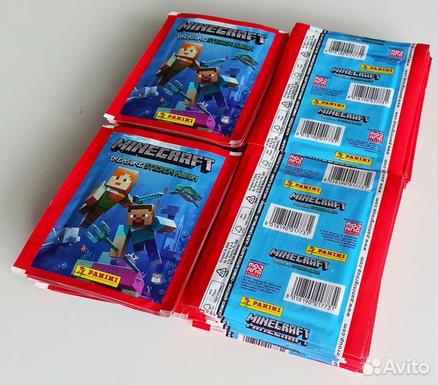 Panini Minecraft Treasure - Блоки и пакетики