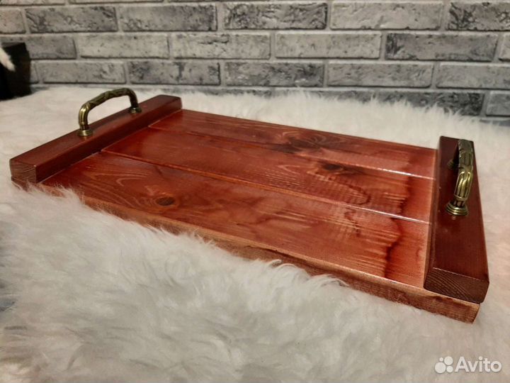 Поднос деревянный