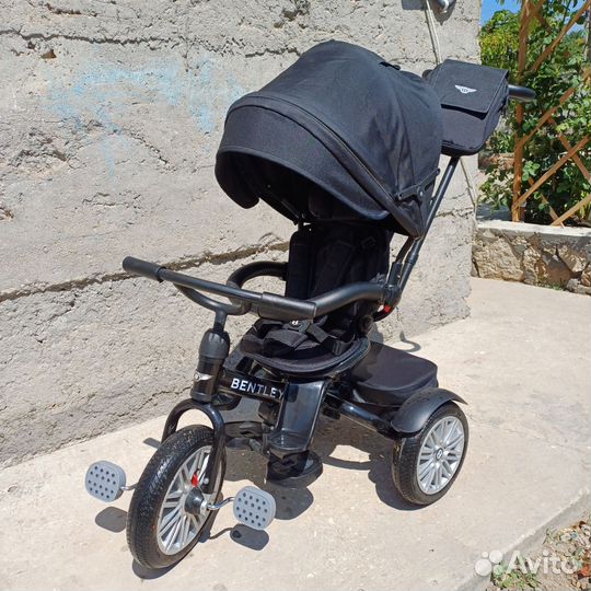 Велосипед коляска с ручкой