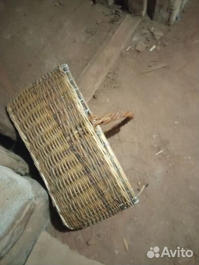 Корзина плетеная бу