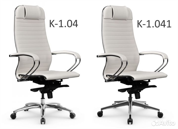 Кресло Самурай Samurai K-1.04 или K-1.041 Белый