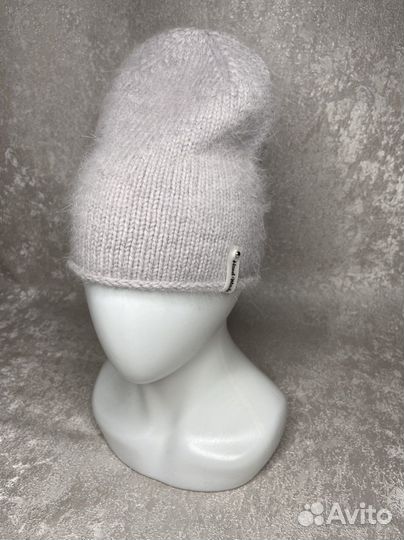 Вязаная шапка «Бини» ручной работы