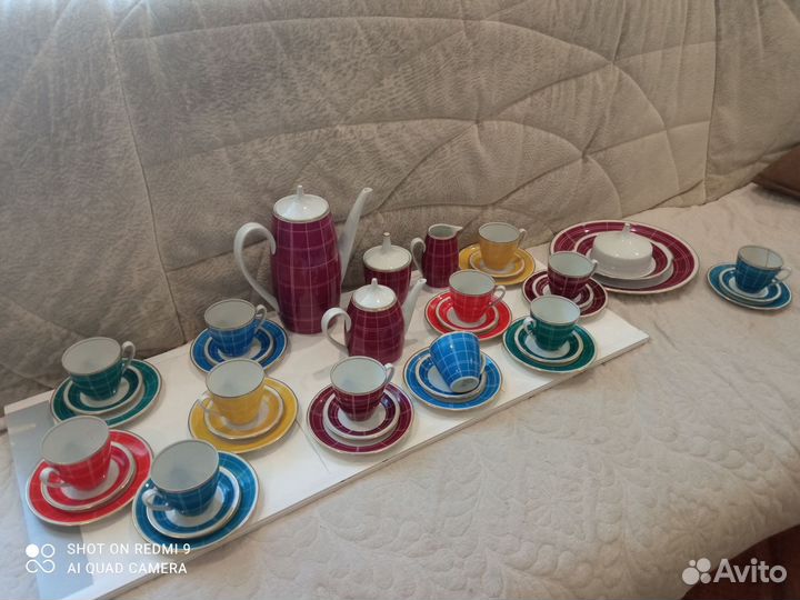 Чайно-кофейный сервиз Германия 1970х годов