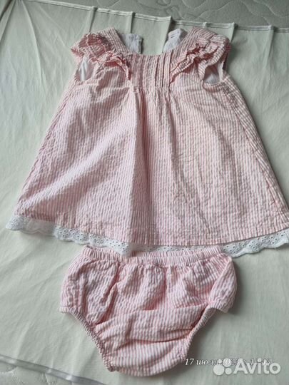 Нарядные вещи на девочку 0-3мес
