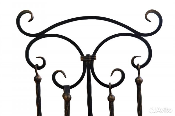 Кованый каминный набор