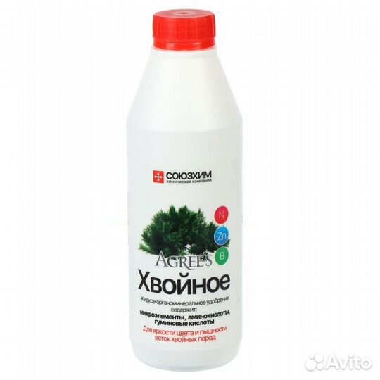 Удобрение Agrees Хвойное органоминеральное 0.5л