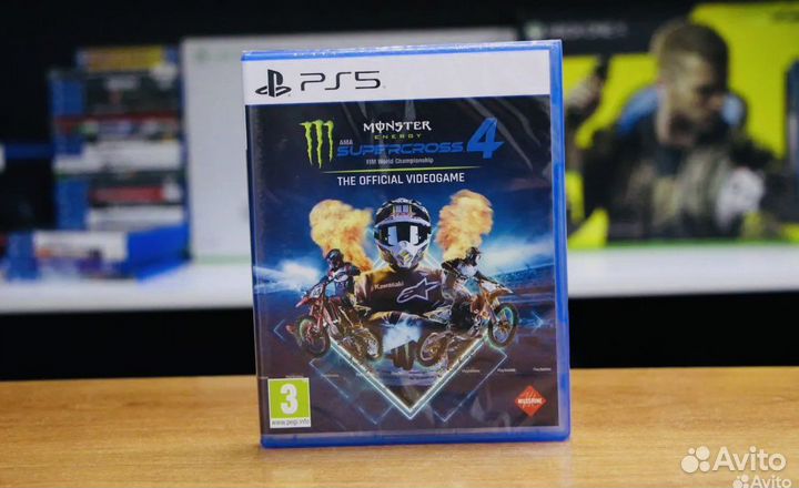 Monster energy supercross 4 Б/У PS5