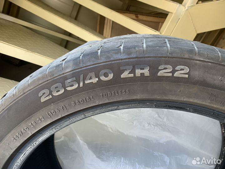 Continental ContiSportContact 285/40 R22 ZR