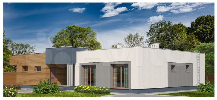 Коттедж 284 м² на участке 15 сот.