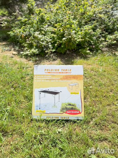Раскладной стол туристический со стульями новый