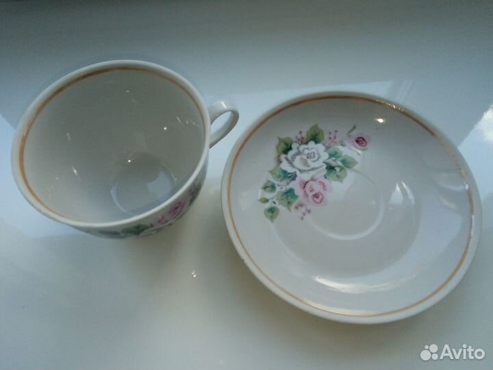 Чашка с блюдцем розы Дулево, Мельница для специй