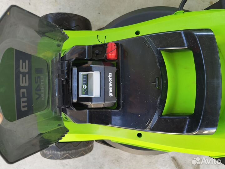 Газонокосилка аккумуляторная Greenworks 33 см 24v